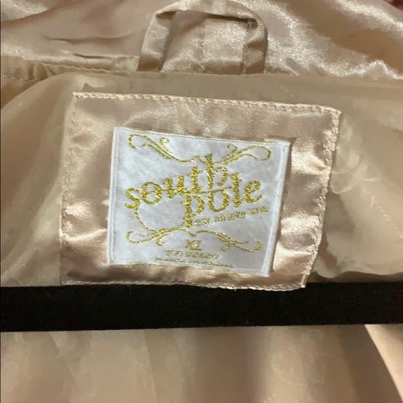 South Pole Gold satin Bomper Jacket - Picture 6 of 6